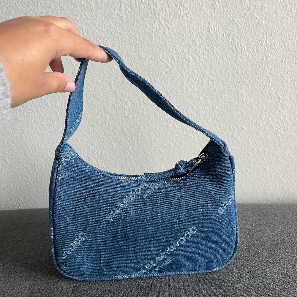 Brandon Blackwood Syl Shoulder Bag in Denim